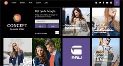Desktop Screenshot of conceptfashion.be